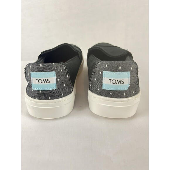 TOMS Luca Slip-on Women’s Size 6.5 Black Fabric NEW WITH TAGS - Picture 5 of 9